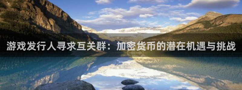 im电竞官网平台代理条件如何：游戏发行人寻求互关群：加密货币的潜在机遇与挑战